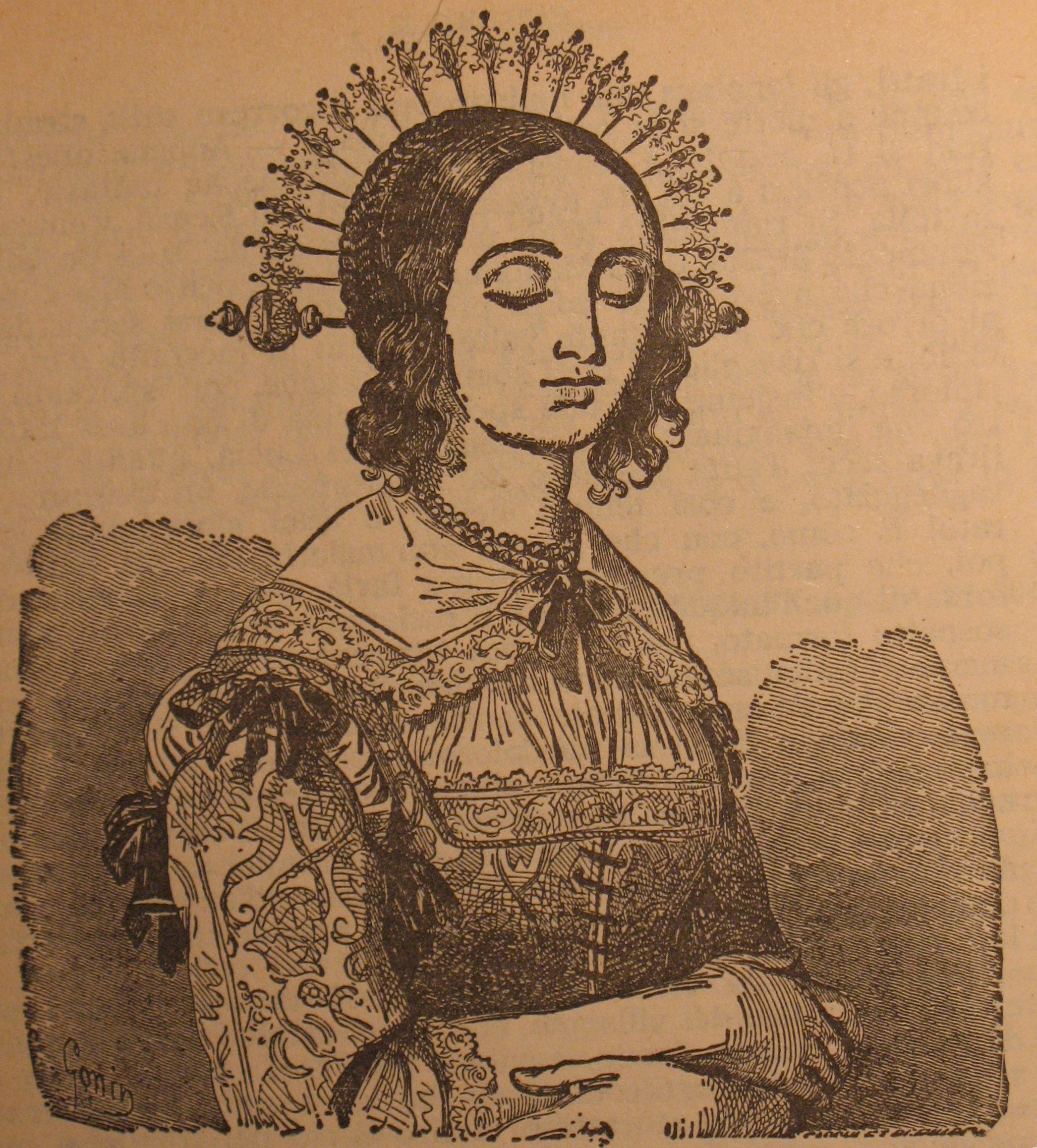 Lucia Mondella, protagonista de "I Promessi Sposi", di Alessandro Manzoni