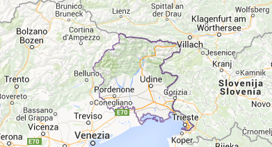 Mappa Friuli Venezia Giulia