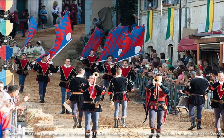 Historical carousel - Saint Oliva's Palio - Lazio Italy