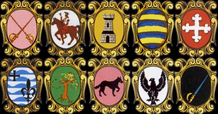 Umbria - Quintana - Emblems of the districs