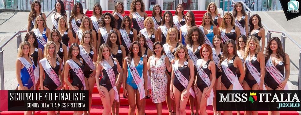 Miss Italia 2016 - 40 finaliste