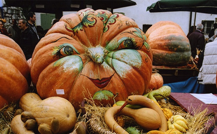 Friuli - Pumpkin Festival in Venzone Italy
