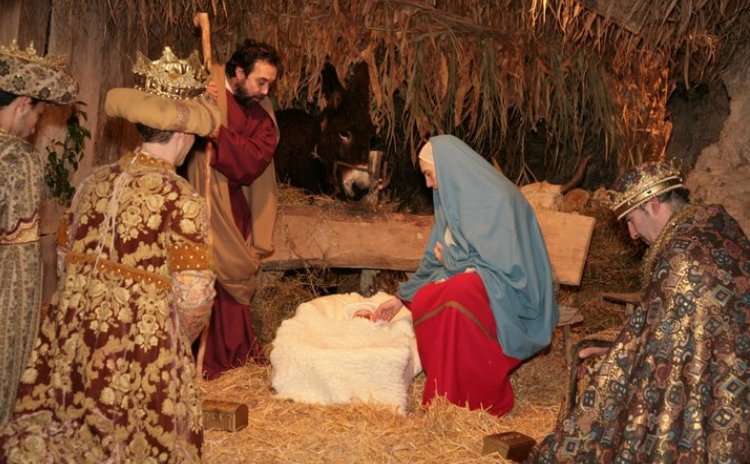 Marche, Italy - Living Nativity Scene Genga