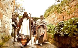 Civita di Bagnoregio Living Nativity scene - Lazio - Italy