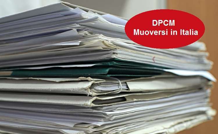 DPCM Muoversi in Italia