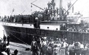 sbarco di migranti 1907