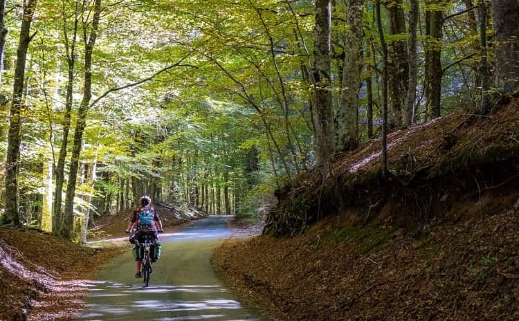 Cycle path in the Pollino Park Calabria Parks Cycle Path - Calabria - Italy