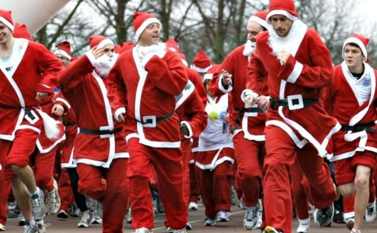 Corsa Babbi Natale e Treviso