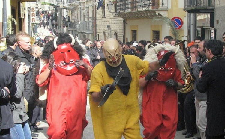 The Dance of the Devils in Prizzi - Sicily