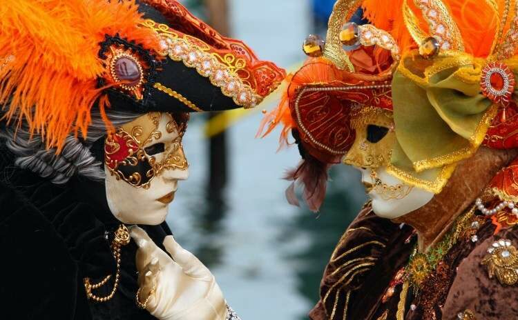 The worldwide famous Carnival in Venice